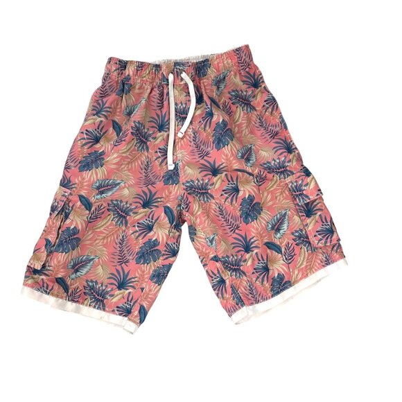 Ingear Men's Pink Tropical Board Shorts Size S - Picture 1 of 4